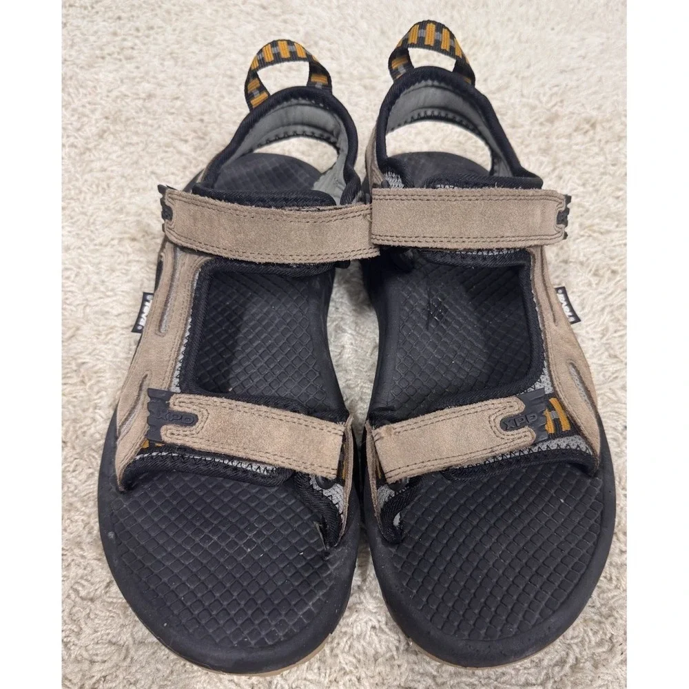 Teva XPD Spoiler II Sport Sandals Men's 11 Brown Suede Outdoor Trail Hiking Shoe